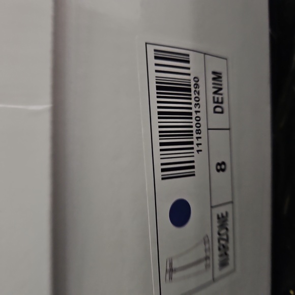 Blue jean wedge heal boot size 8 - Picture 5 of 5